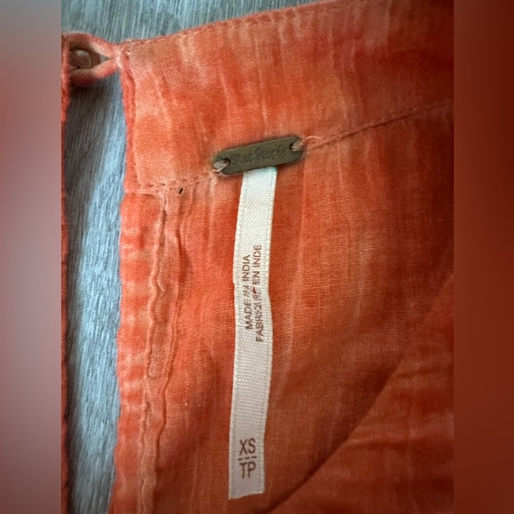 Free People Breathless Moments Sleeveless TunicTop Sz XS - Picture 7 of 8